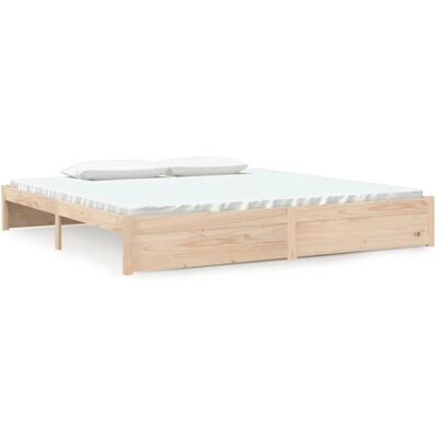 vidaXL Massivholzbett 200x200 cm1273851 vidaXL Massivholzbett 200x200 cm1273851