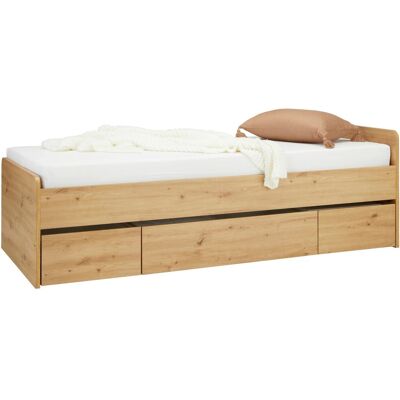 Based Bett in Eichefarben ca. 90x200cm Based Bett in Eichefarben ca. 90x200cm