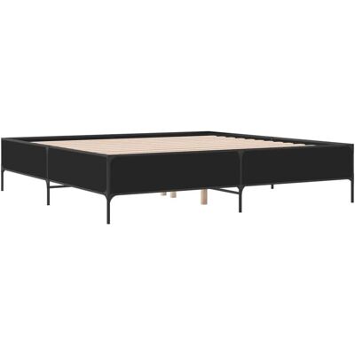 vidaXL Bettgestell Schwarz 200x200 cm - Bettgestell vidaXL Bettgestell Schwarz 200x200 cm - Bettgestell