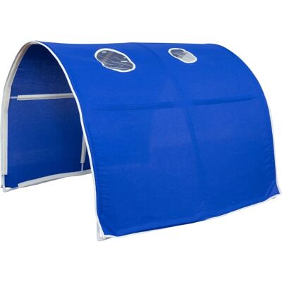 Homestyle4u Tunnel Bogen Zelt Bettzelt Blau für Hochbett Homestyle4u Tunnel Bogen Zelt Bettzelt Blau für Hochbett