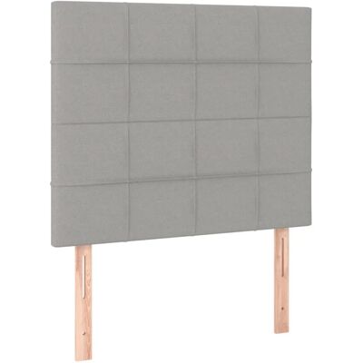 MAISONCHIC Hellgraues Modernes Bettkopfteil - LED & Verstellbar MAISONCHIC Hellgraues Modernes Bettkopfteil - LED & Verstellbar