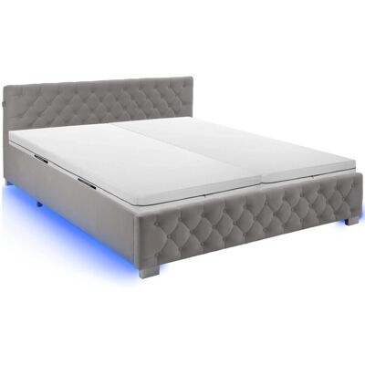 Tectake Bettset Polsterbett In Samtoptik Mit Steppmuster Matratze Mit Komfortschaumkern 2 Härtegrade H2 H3 180 x 200 cm 217 x 187 50 x 83 cm Dun Tectake Bettset Polsterbett In Samtoptik Mit Steppmuster Matratze Mit Komfortschaumkern 2 Härtegrade H2 H3 180 x 200 cm 217 x 187 50 x 83 cm Dun