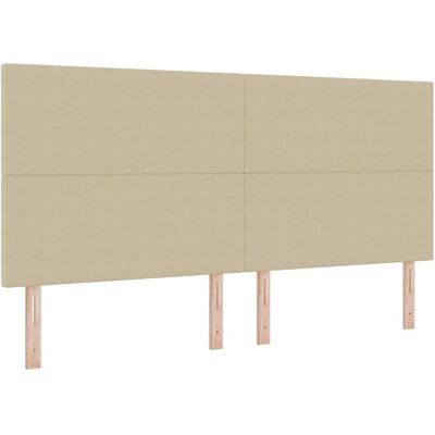 Vidaxl - Kopfteil 200 cm Stoff grau grün minimalistisches Design Vidaxl - Kopfteil 200 cm Stoff grau grün minimalistisches Design