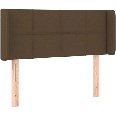MAISONCHIC LED-Kopfteil - Dunkelbrauner Stoff 93x16x78/88 cm MAISONCHIC LED-Kopfteil - Dunkelbrauner Stoff 93x16x78/88 cm