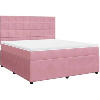 VIDAXL Rosa Samtbetten - Unterstützung & Komfort VIDAXL Rosa Samtbetten - Unterstützung & Komfort