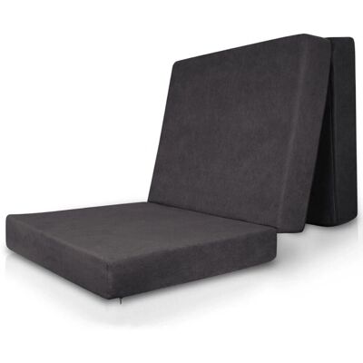Beautissu VS95 Visco Klappmatratze 201x140x14cm Anthrazit Beautissu VS95 Visco Klappmatratze 201x140x14cm Anthrazit
