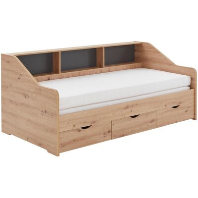 Based Ausziehbett Star in Eiche Artisan ca. 90x200cm Based Ausziehbett Star in Eiche Artisan ca. 90x200cm