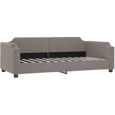 vidaXL Taupe Stoff Schlafsofa 80x200cm - Schlafsofa vidaXL Taupe Stoff Schlafsofa 80x200cm - Schlafsofa