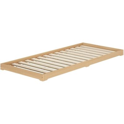 Erst-Holz Niederflurbett Futon Bodenbett 90 x 200 cm Buche Massivholz Modell 66 Rollrost inkl. Erst-Holz Niederflurbett Futon Bodenbett 90 x 200 cm Buche Massivholz Modell 66 Rollrost inkl.