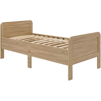 Homestyle4u Komfortbett 90x200 mit Lattenrost in Braun 2653 Homestyle4u Komfortbett 90x200 mit Lattenrost in Braun 2653