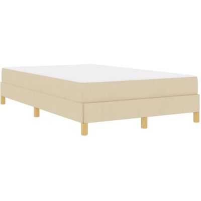 vidaXL Boxspringbett Creme 120 x 190 cm Stoff 3398554 vidaXL Boxspringbett Creme 120 x 190 cm Stoff 3398554