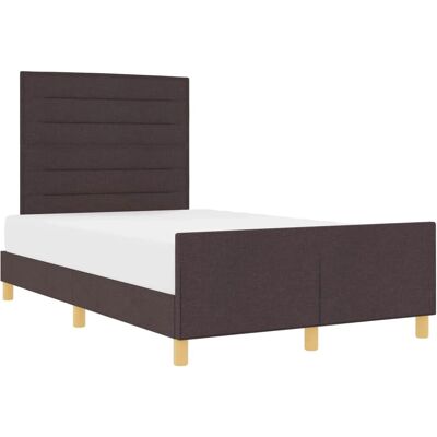 Vidaxl Bettgestell - 120x190 cm - Klassisches gepolstertes Kopfteil Vidaxl Bettgestell - 120x190 cm - Klassisches gepolstertes Kopfteil