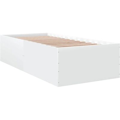 vidaXL Bettrahmen Weiß 100x200 cm - Bettrahmen vidaXL Bettrahmen Weiß 100x200 cm - Bettrahmen