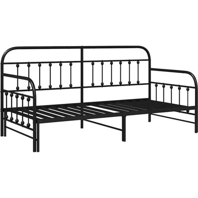 Vidaxl Schwarzes Tagesbett mit Nido-Bett - Bettgestell Vidaxl Schwarzes Tagesbett mit Nido-Bett - Bettgestell
