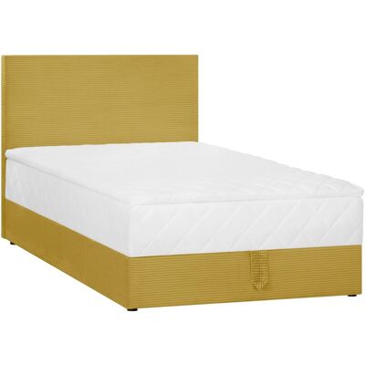 Based Boxbett Boxy in Cord Gelb ca. 90x200cm Based Boxbett Boxy in Cord Gelb ca. 90x200cm