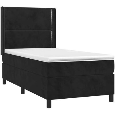 vidaXL Taschenfederbett mit Samt - Bett vidaXL Taschenfederbett mit Samt - Bett