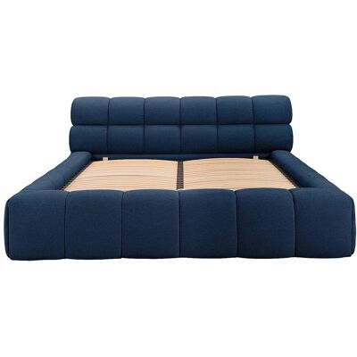 Vente-unique Bett Mit Bettkasten Forvik Marineblau 204 cm Vente-unique Bett Mit Bettkasten Forvik Marineblau 204 cm