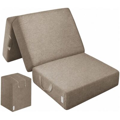 KESSER Klappmatratze Klappbare Matratze Höhe 15 cm 90 x 200 x 15 cm Taupe KESSER Klappmatratze Klappbare Matratze Höhe 15 cm 90 x 200 x 15 cm Taupe