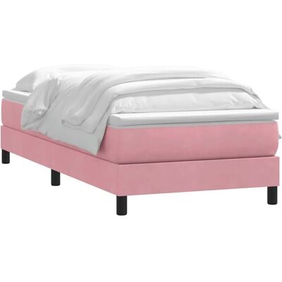 vidaXL Boxspringbett - Rosa, 80x220cm, 25cm Höhe vidaXL Boxspringbett - Rosa, 80x220cm, 25cm Höhe