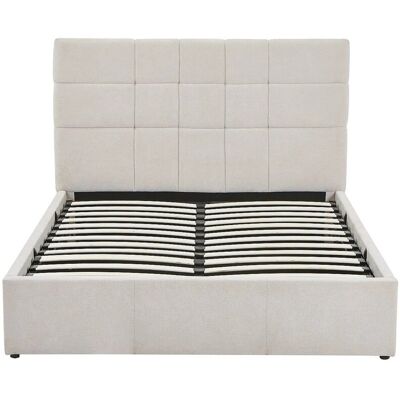 Vente-unique Bett Mit Bettkasten Hopeya Beige 153 cm Vente-unique Bett Mit Bettkasten Hopeya Beige 153 cm