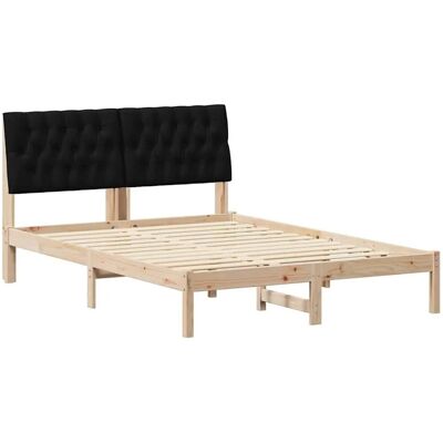 vidaXL Bettgestell mit Gepolstertem Kopfteil Braun 150 x 200 cm 3394395 vidaXL Bettgestell mit Gepolstertem Kopfteil Braun 150 x 200 cm 3394395