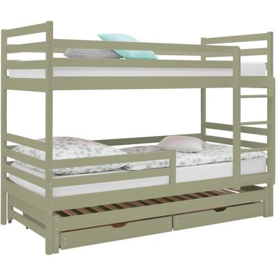 Mömax Etagenbett Mila Olivgrün ca. 90x200cm Mömax Etagenbett Mila Olivgrün ca. 90x200cm