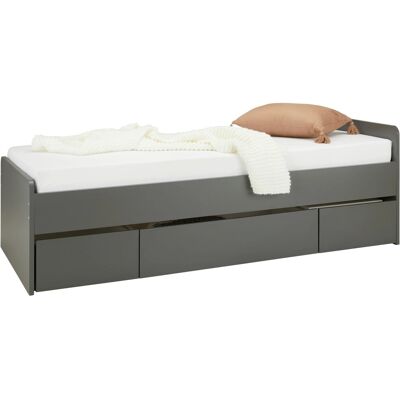 Based Bett in Anthrazit ca. 90x200cm Based Bett in Anthrazit ca. 90x200cm
