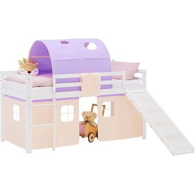Homestyle4u Kinder Hochbett 90x200 Rutsche Matratze Lattenrost Kinderbett 2964 Homestyle4u Kinder Hochbett 90x200 Rutsche Matratze Lattenrost Kinderbett 2964