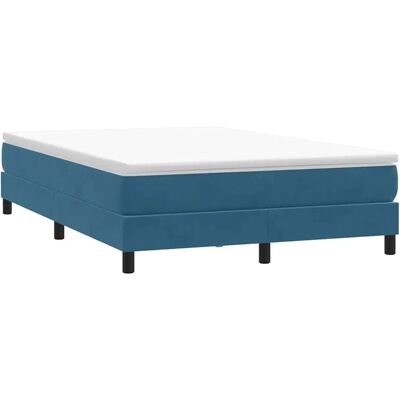 vidaXL 160x220 cm Dunkelblau Samtbettrahmen vidaXL 160x220 cm Dunkelblau Samtbettrahmen
