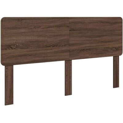 vidaXL Kopfteil mit Kopfteil Braun Eichen-Optik 200 cm Holzwerkstoff 887843 vidaXL Kopfteil mit Kopfteil Braun Eichen-Optik 200 cm Holzwerkstoff 887843