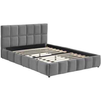 Tectake Polsterbett Shirley Samtbezug Mit Steppmuster Integrierter Lattenrost 180 x 200 cm 220 x 193 x 93 cm Samtoptik Dunkelgrau Tectake Polsterbett Shirley Samtbezug Mit Steppmuster Integrierter Lattenrost 180 x 200 cm 220 x 193 x 93 cm Samtoptik Dunkelgrau
