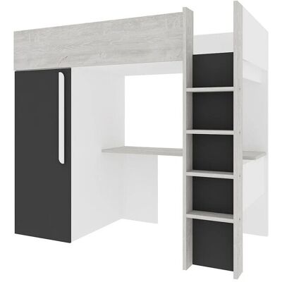 Shade 90x200 Hochbett mit Kleiderschrank & Schreibtisch Shade 90x200 Hochbett mit Kleiderschrank & Schreibtisch