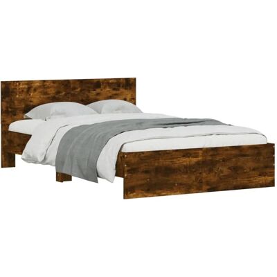 vidaXL Bettgestell mit Kopfteil - 120x200 cm - Bett Typ vidaXL Bettgestell mit Kopfteil - 120x200 cm - Bett Typ