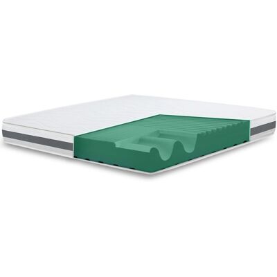 The White Stone 100x195 Orthopädische Matratze - Antibakterielle Schaumstoff, Hypoallergen The White Stone 100x195 Orthopädische Matratze - Antibakterielle Schaumstoff, Hypoallergen