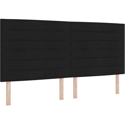 Vidaxl Schwarzes Modernes Kopfteil - 200 cm Bett, Stilvoll & Verstellbar Vidaxl Schwarzes Modernes Kopfteil - 200 cm Bett, Stilvoll & Verstellbar