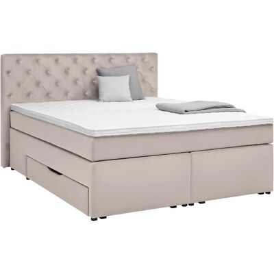 Mömax Boxspringbett Chester Beige ca. 180x200cm Mömax Boxspringbett Chester Beige ca. 180x200cm