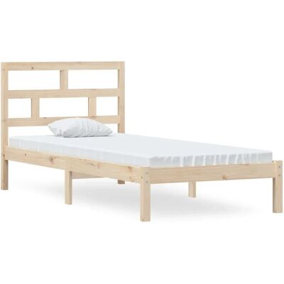 vidaXL Massivholzbett Kiefer 90x200 cm1053557 vidaXL Massivholzbett Kiefer 90x200 cm1053557