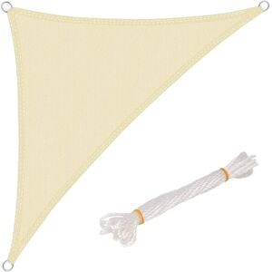 WOLTU Sonnensegel Sonnenschutz HDPE Windschutz UV Schutz Creme 4,2x4,2x6 m WOLTU Sonnensegel Sonnenschutz HDPE Windschutz UV Schutz Creme 4,2x4,2x6 m