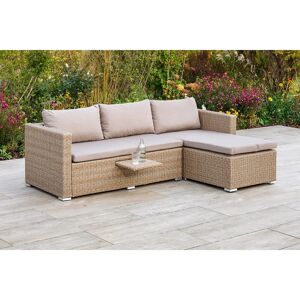 MERXX Veneto Loungesofa - Für den Außenbereich, Abnehmbarer Tablett, 4 Sitze MERXX Veneto Loungesofa - Für den Außenbereich, Abnehmbarer Tablett, 4 Sitze