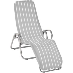 ACAMP - CALYPSO - Grau - Silber - Sun lounger ACAMP - CALYPSO - Grau - Silber - Sun lounger