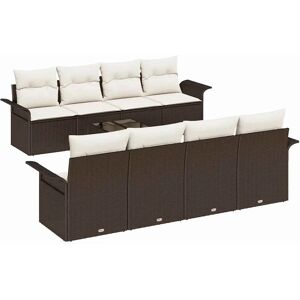 Vidaxl 9-teiliges Gartensofaset - Modernes Wetterfestes Rattan Vidaxl 9-teiliges Gartensofaset - Modernes Wetterfestes Rattan