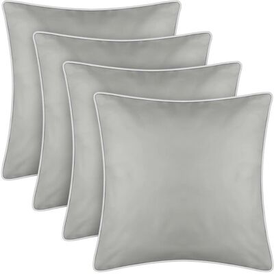 Bestlivings Outdoor Kissen mit Weißer Paspel Beige 4 Stück 4er Pack Bestlivings Outdoor Kissen mit Weißer Paspel Beige 4 Stück 4er Pack