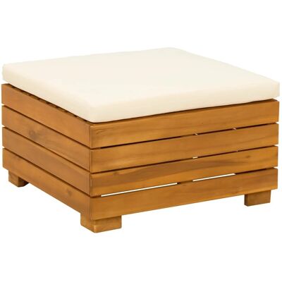 vidaXL Garten-Fußhocker Massivholz Akazie Braun 42022431 vidaXL Garten-Fußhocker Massivholz Akazie Braun 42022431