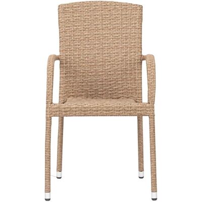 ebuy24 Anita Gartenstuhl Stapelbar Natur ebuy24 Anita Gartenstuhl Stapelbar Natur