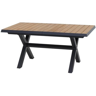 Siena Garden - Sincro 160/200x90cm - Teak FSC - anthracite - Gartentisch Siena Garden - Sincro 160/200x90cm - Teak FSC - anthracite - Gartentisch