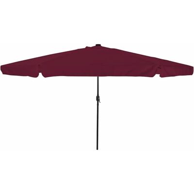 VidaXL Gartenschirm mit LED-Lichtern - 395x245 cm - Burgunder - Rundschirm VidaXL Gartenschirm mit LED-Lichtern - 395x245 cm - Burgunder - Rundschirm