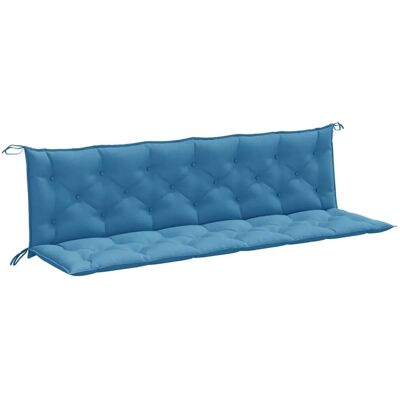 vidaXL Gartenbankkissen - Melange Blau 200x50x7cm vidaXL Gartenbankkissen - Melange Blau 200x50x7cm