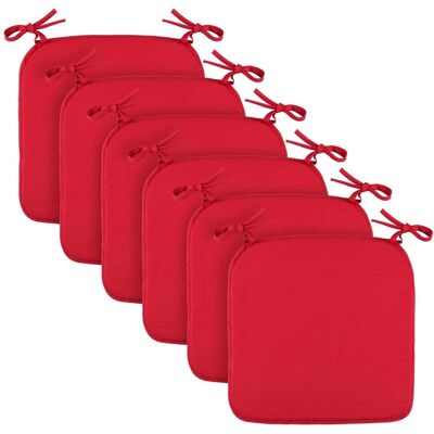 Bestlivings Stuhlkissen Canvas Bordeaux 38 x 38 x 2 cm 6er Pack Bestlivings Stuhlkissen Canvas Bordeaux 38 x 38 x 2 cm 6er Pack