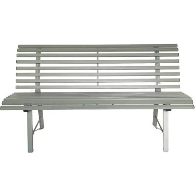 Greemotion Gartenbank Palermo Stahl 150 cm x 86 cm x 73 cm Grau Greemotion Gartenbank Palermo Stahl 150 cm x 86 cm x 73 cm Grau