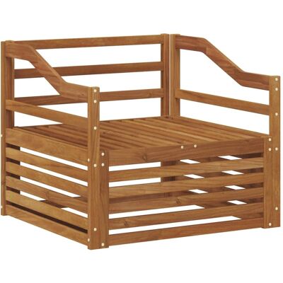 vidaXL Outdoor-Sofagarnitur Massivholz Akazie Natur 3436409 vidaXL Outdoor-Sofagarnitur Massivholz Akazie Natur 3436409